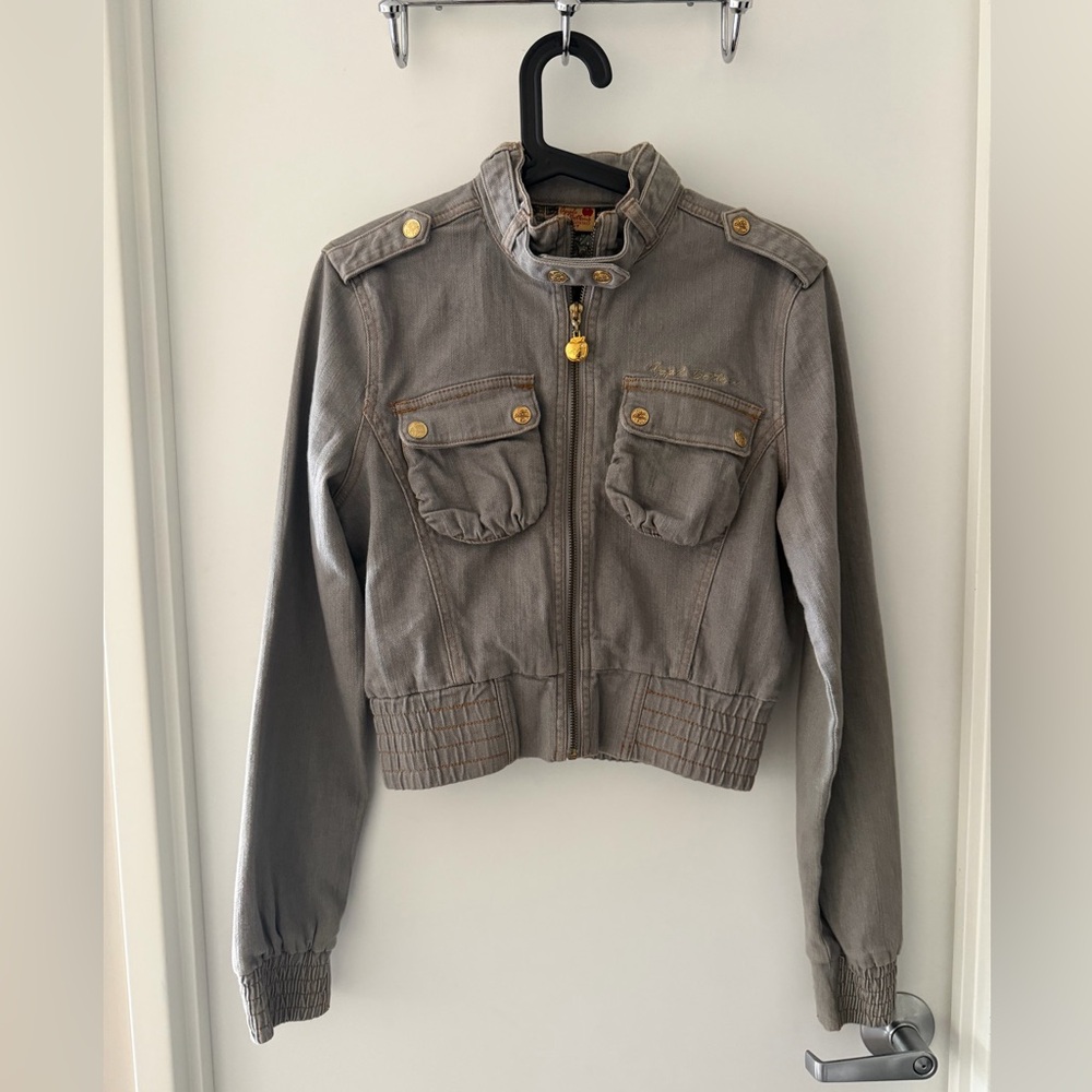 Apple Bottoms Denim Jacket Gray